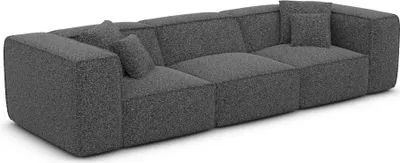 Produktbild von Bouclé 4-Sitzer Couch Arelia Graphit