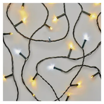 Image de EMOS Standard Chaîne de Noël à LEDs, 10 m, extérieur, blanc chaud/froid, D1AN01