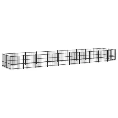 Obrázek produktu pro venkovní psí bouda vidaXL Steel 18,77 m²