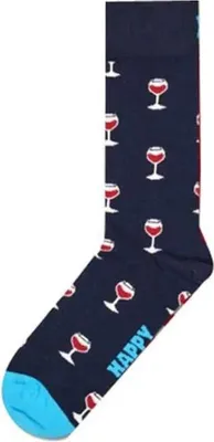 Produktbild von Hs By Happy Socks Wine Gift Set Lange Socken 2 Paare Blau EU 36-40 Herren,Damen Blau EU 36-40