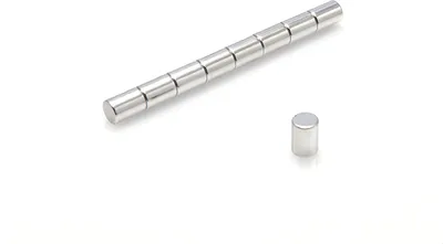 Zdjęcie produktu dla Magnes Neodymowy Walcowy  5x7 mm N38 10 szt.