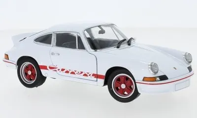 Produktbild von Welly WEL24086W-WHITE - 1/24 / Porsche 911 Carrera RS 2.7, weiss/rot, 1973 - Neu