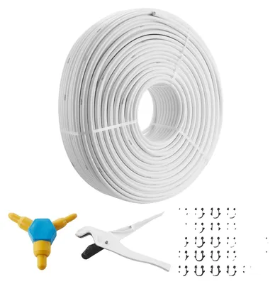 Produktbild von VEVOR 300m Rolle 1/2" PEX-AL-PEX Rohr mit Sauerstoffbarriere für Fußbodenheizung, PEX-Rohr für Strahlungsheizung, Innenaluminiumschicht PEX-Rohr (300m), 300 m