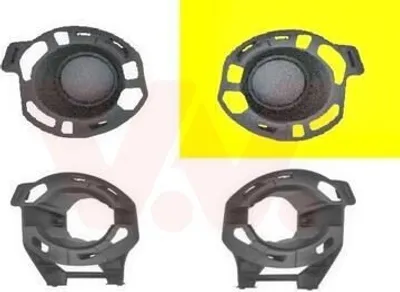Produktbild von VAN WEZEL Lüftungsgitter Grill Stoßfänger für RENAULT Clio III Schrägheck (BR0/1, CR0/1)