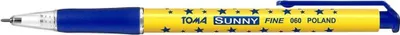 Obrázek produktu pro Sunny automatické modré kuličkové pero (20ks) TOMA