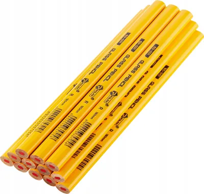 Zdjęcie produktu dla Ołówek do szkła ceramiki glazury 180mm R (12 szt)