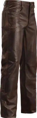 Produktbild von Swedteam BULL JEANS Herren Lederhose Rindsleder Denim-Schnitt Gr. 54 ungekürzte Länge