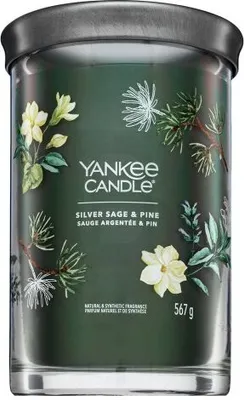 Obrázek produktu pro Yankee Candle Silver Sage & Pine, Válec, Zelená, 1 kusů