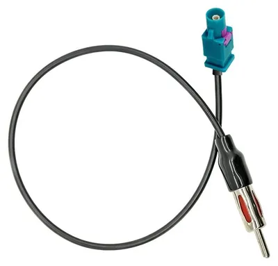 Fakra Z auf DIN Adapterkabel RG174 30 cm