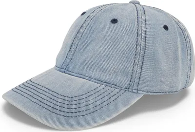 Produktbild von styleBREAKER Jeans Baseball Cap Uni | Denim Basecap mit Verstellbarer Schnalle | 6-Panel Cap mit Gebogenem Schirm & Luftlöchern | Atmungsaktive Baumwoll-Mütze für Damen & Herren