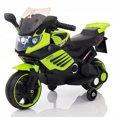 Zdjęcie produktu dla Motor motocykl ścigacz na akumulator światła LED dla dzieci zielony