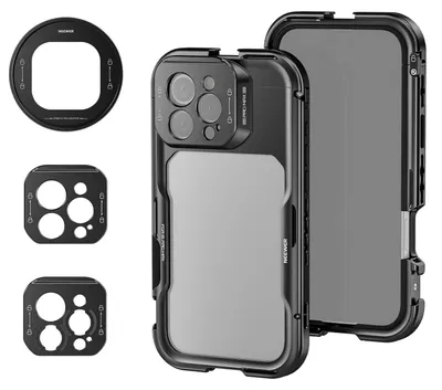 Image de Stabilisateur vidéo NEEWER pour iPhone 16 Pro Max avec adaptateur 67 mm