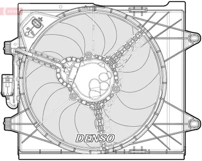 Produktbild von DENSO DER09096 Lüfter Motorkühlung Kühlerlüfter für FIAT 500 (312) Wasserkühler