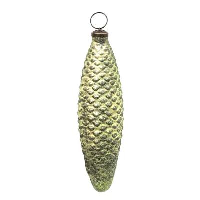 Immagine prodotto di Clayre & Eef Guaina di Natale XL 23 cm in vetro verde