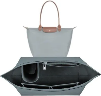 Immagine prodotto di Organizer da borsa in tessuto con scomparti multipli per portafogli e portamonete