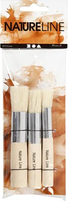 Produktbild von Creativ Company CC Nature Line Tamponierbürsten-Set 3-teilig