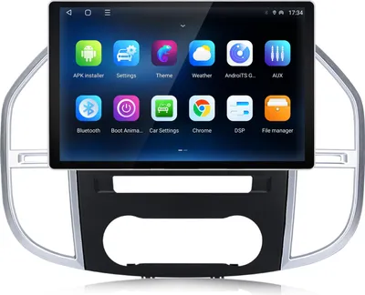 Image de Radio Android compatible avec Benz Vito 3 W447 2014-2020 CarPlay Android Auto Navi Bluetooth DAB+ Caméra de recul 13 pouces 128 Go