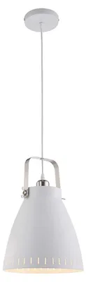 Image de EVA Leuchten Direkt Pendelleuchte, weiss 1xE27 60W Innenleuchte, IP20