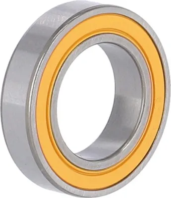 Image de DT Swiss HSBXXX00N2520S Roulements à billes 6803 Ceramic Ø 17/26x5mm, argent/jaune