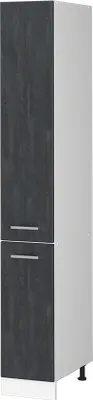 Produktbild von Apothekerschrank Vicco R-Line Schwarz Beton 30 cm, Model 47592