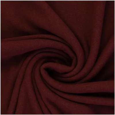 Strickstoff Bono by Swafing ab 0,5m x 160cm meliert Stricksweat Bauwollstoff Baumwollstrick Meterware bordeaux