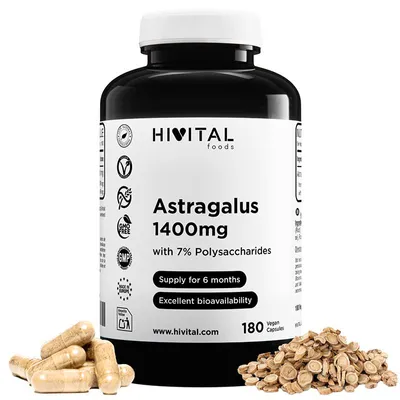 Obrázek produktu pro Astragalus 1400 mg | 180 veganských kapslí