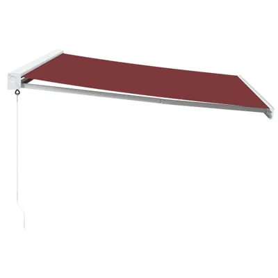 Produktbild von Markise Manuell Weinrot 450x300 cm