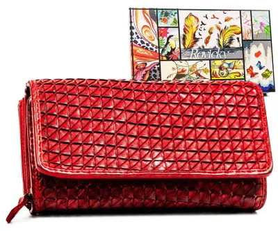 Produktbild von Damen Ledergeldbörse R-N22-ZPT-7323 Rot