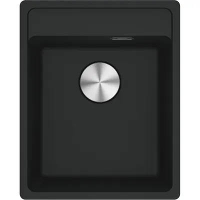 Produktbild von Franke Einbaubecken Maris MRG 210-37 A Fragranit flächenbündig einbaubar, Black Matt, Druckknopfventil