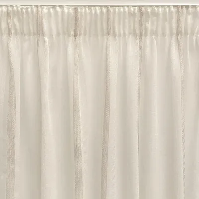 Transparenter Vorhang Rebeca, beige, 300 x 270 cm