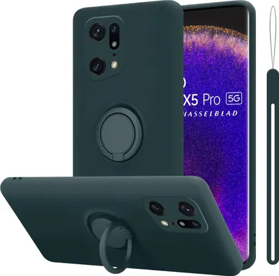 Obrázek produktu pro Cadorabo Case for Oppo FIND X5 PRO Protective Case in Green Pouzdro na mobilní telefon TPU Case Cover