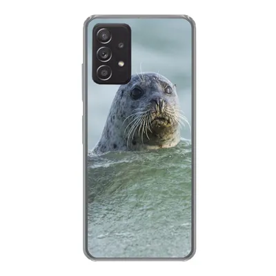 Produktbild von MuchoWow® Handyhülle Schutzhülle Hülle für Samsung Galaxy A53 5G Nordsee - Seehund - Wasser Silikon Softcase Handy Hülle - Schutzabdeckung