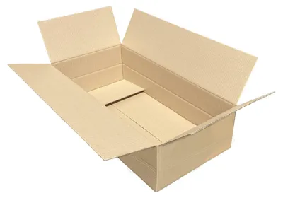 Produktbild von 1x Faltkarton 800x400x(100)-210mm (Außenmaß) mit variabler Höhe 1-wellig Dickwelle