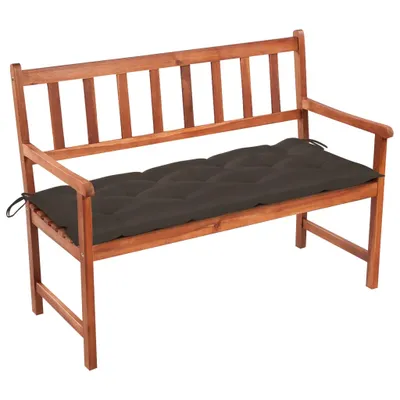 Productafbeelding van Tuinbank met kussen 120 cm massief acaciahout