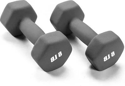 Produktbild von Famanu Neopren Halterset 3,6 kg - Grau, Set von 2 Handgewichten