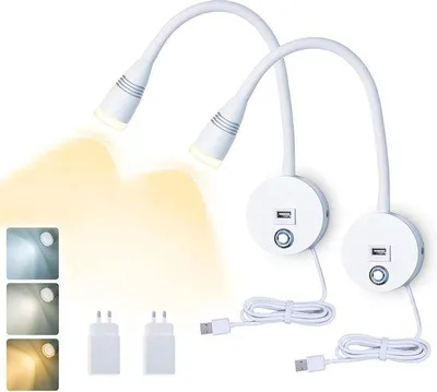 Produktbild von Dimmbare LED Wandlampe 3W Lesen Studieren flexibel