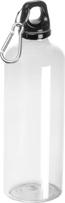 Produktbild von Sporttrinkflasche mit Karabinerhaken / 600ml / Farbe: transparent klar