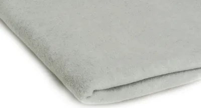 Produktbild von Polar Fleece Stoffe 200 g/m2 Hellgraue Melange 50 x 155 cm