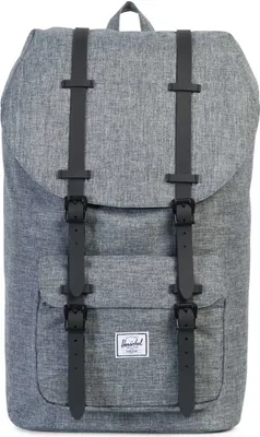 Produktbild von Herschel Little America Backpack Raven Crosshatch/Black Rubber