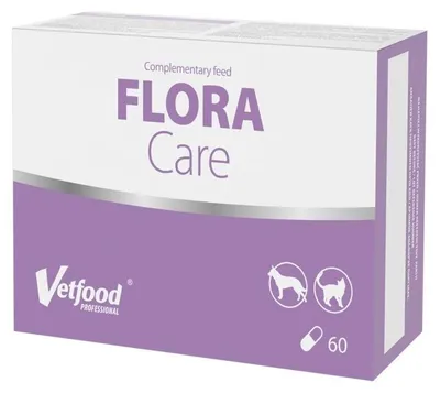 Zdjęcie produktu dla Karma weterynaryjna FloraCare na biegunkę dla psa i kota 60 kapsułek