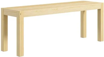 Produktbild von Holzbank, ländliche Küchenbank, Wohnzimmerbank, bis 240 kg, Eiche natur, 120x33x45cm