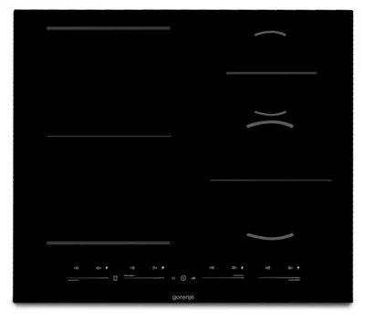 Produktbild von Gorenje GI6432BSCE Induktions-Kochfeld, Schwarz, Integriert, 59 cm, Zonen-Induktionskochfeld, Glaskeramik, 4 Zone(n)