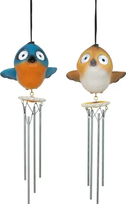 Image de Carillon Solaire Oiseau éclairage Solaire Et Mélodie Apaisante - Lumineo