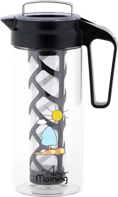 Produktbild von Any Morning Cold Brew Kaffeebereiter – 1300 ml – Borosilikatglas – Für Eiskaffee & Eistee – Herausnehmbarer Filtereinsatz – Spülmaschinengeeignet