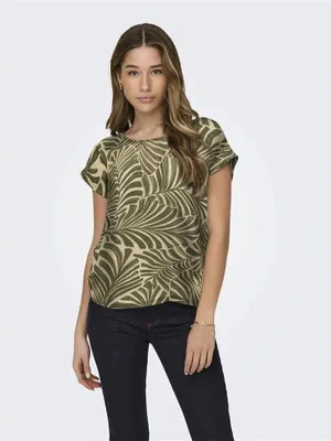 Image de Only Vigga T-shirt manches courtes Vert S Femme Vert S