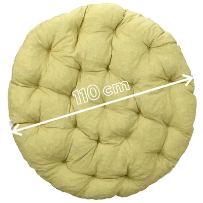 Zdjęcie produktu dla AMPO poduszka na fotel papasan kosz wiszący kokon 110cm