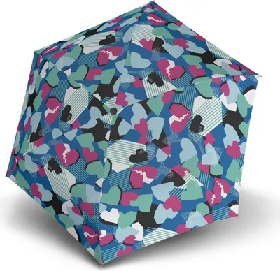 Immagine prodotto di Knirps ombrello tascabile ombrello US.050 Ultra Light Slim Manual Heartbreak multicolore