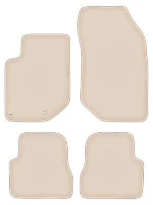 Productafbeelding van Velours automatten voor Opel Mokka II vanaf 2020 (crossover) – 4-delig, beige, op maat – Wielganizator FORTUNA