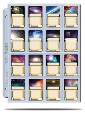 Produktbild von Ultra Pro Kartenmappe Zubehör 16-Pocket Platinum Seiten 41x63mm