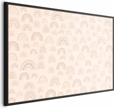 Produktbild von Posterpapier Poster - Pastel Rainbows 30x21 cm Für Kinder e-A-10132-ao-a